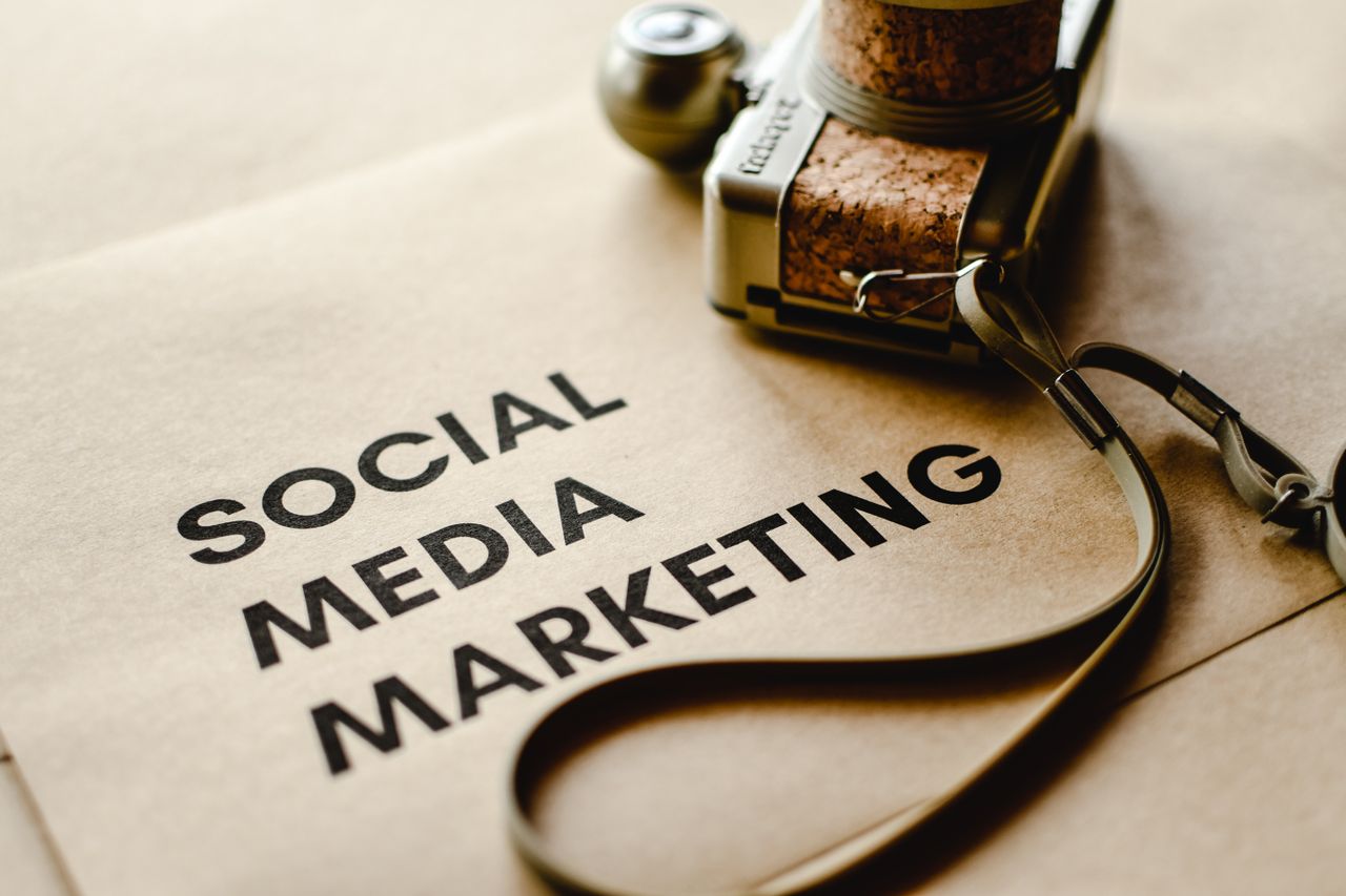Social media marketing tools and camera equipment